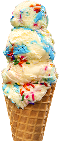 Birthday Cake Cone