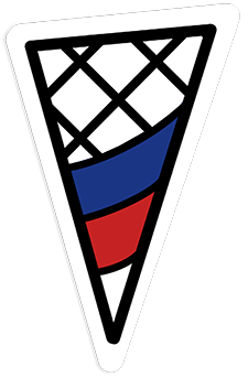 illustrated ice cream cone with Handel's colors