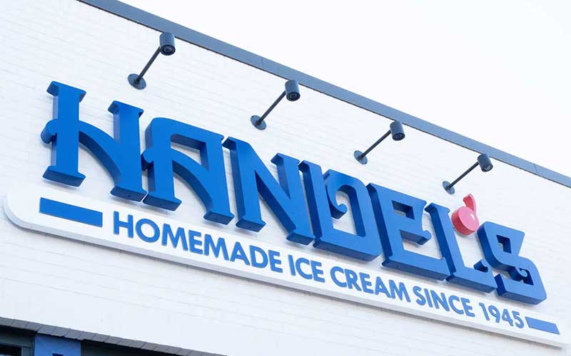 Handel's Ice Cream store awning