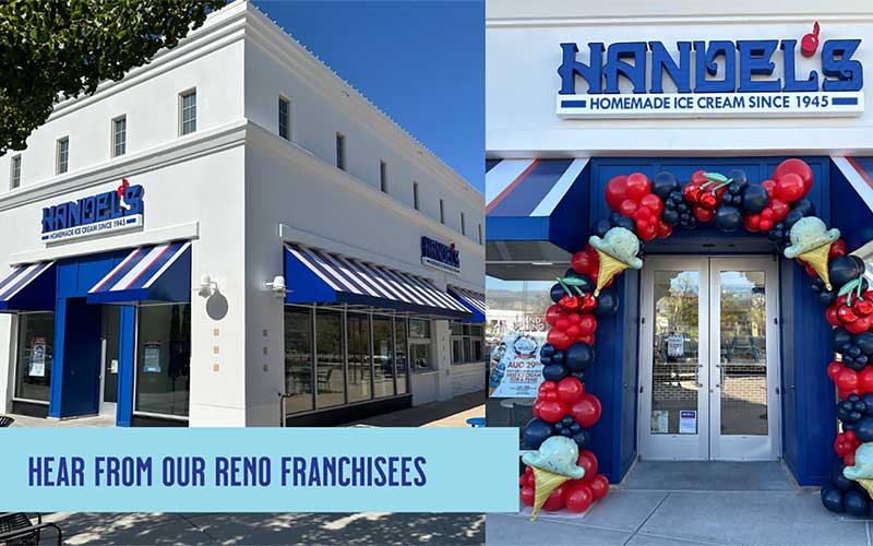 Handel's ice cream storefront in Reno, Nevada